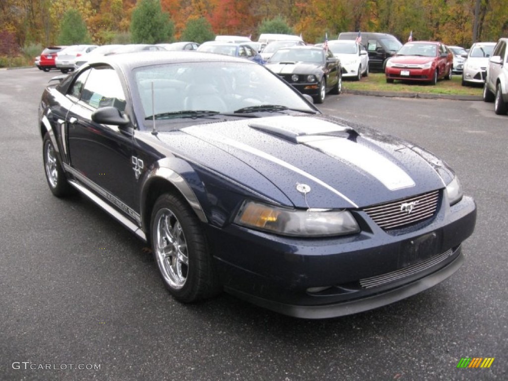 2003 Mustang GT Coupe - True Blue Metallic / Medium Graphite photo #1