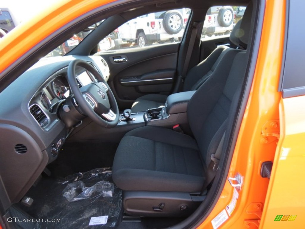 2014 Charger SXT - Header Orange / Black photo #10