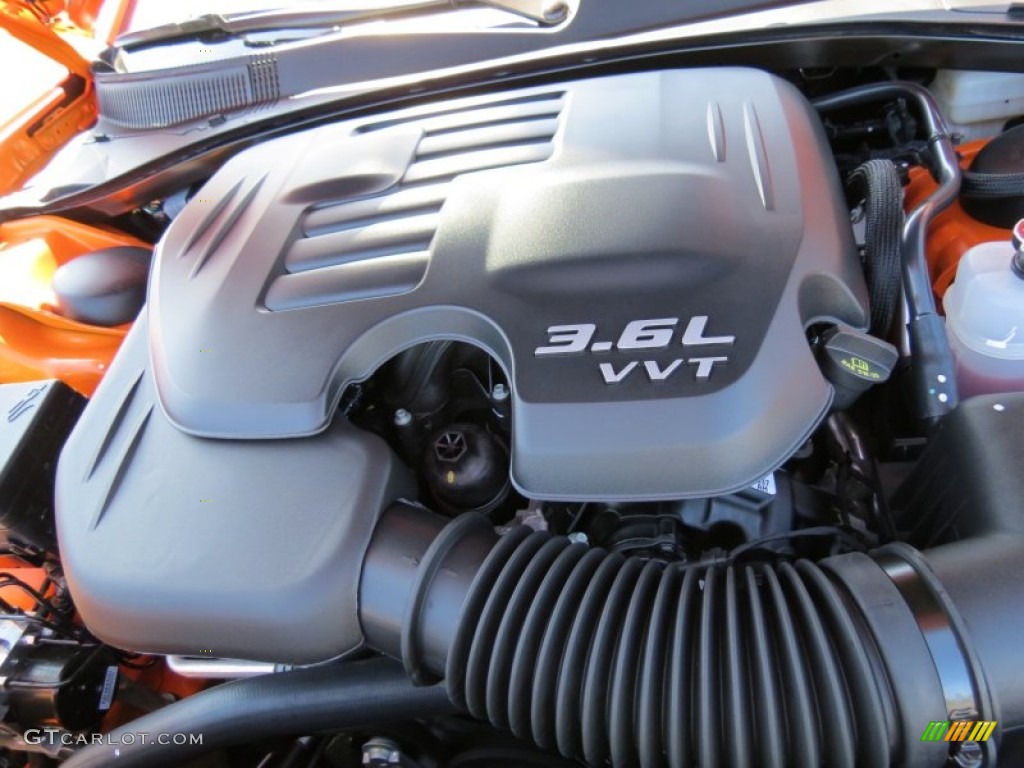 2014 Charger SXT - Header Orange / Black photo #13