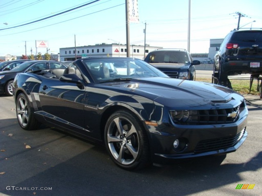 2013 Camaro SS/RS Convertible - Blue Ray Metallic / Black photo #4