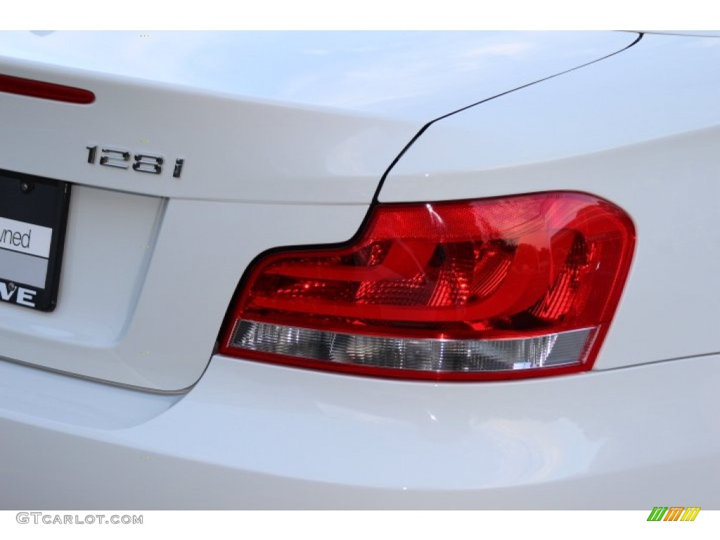 2013 1 Series 128i Convertible - Alpine White / Black photo #21