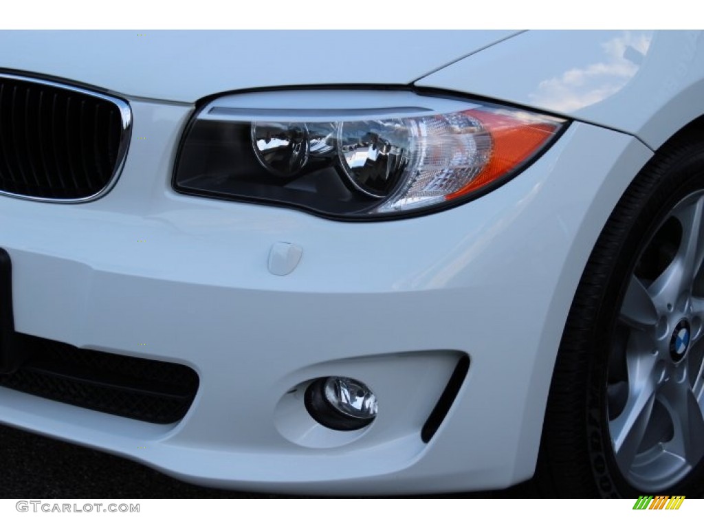 2013 1 Series 128i Convertible - Alpine White / Black photo #28