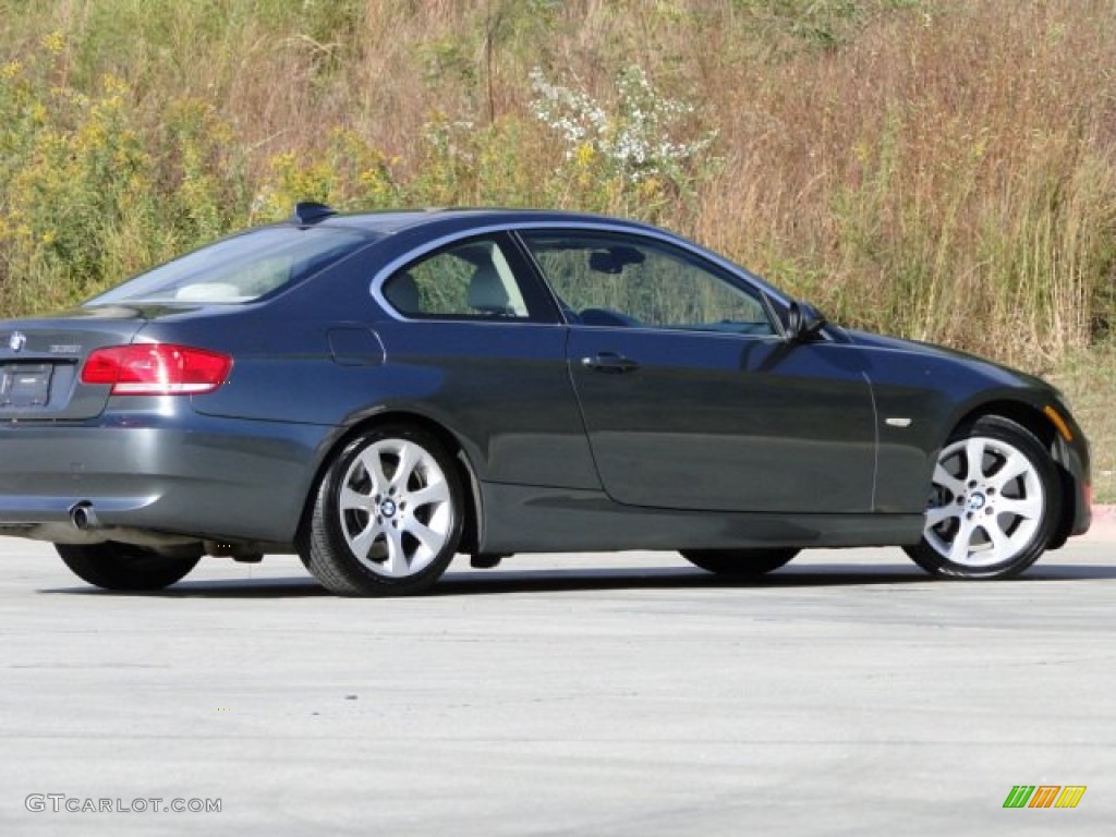 2009 3 Series 335i Coupe - Tasman Green Metallic / Cream Beige Dakota Leather photo #8