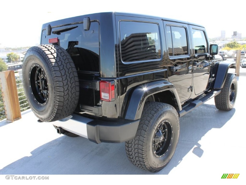 Black 2011 Jeep Wrangler Unlimited Sahara 70th Anniversary 4x4 Exterior Photo #87193274