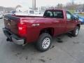Deep Ruby Metallic - Silverado 3500HD WT Regular Cab 4x4 Photo No. 3
