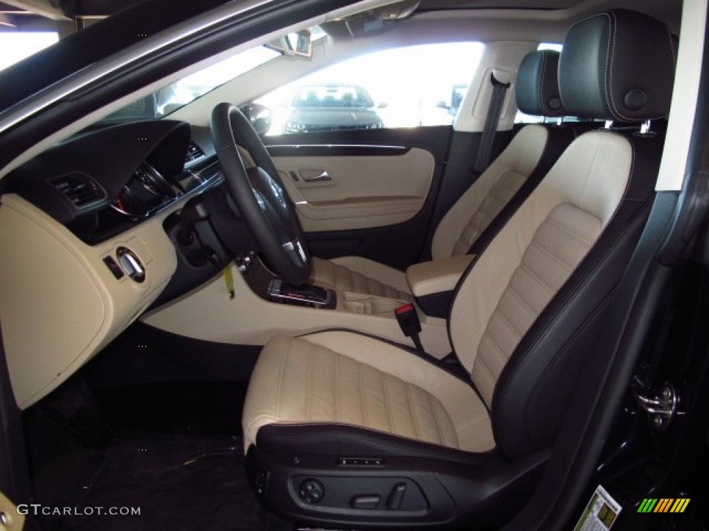 Desert Beige/Black Interior 2014 Volkswagen CC V6 Executive 4Motion Photo #87194595