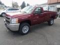 Deep Ruby Metallic - Silverado 3500HD WT Regular Cab 4x4 Photo No. 7