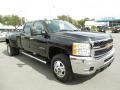 Black - Silverado 3500HD LTZ Crew Cab 4x4 Dually Photo No. 10