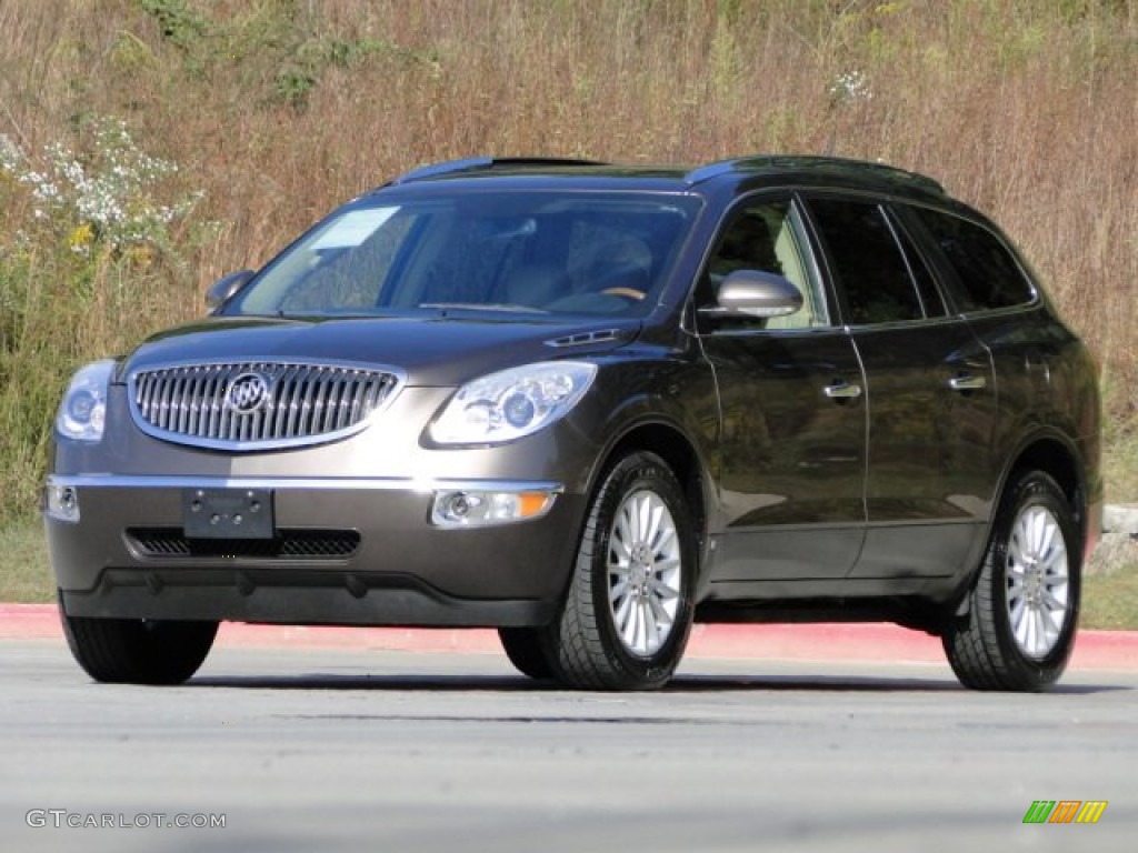 2008 Enclave CXL - Cocoa Metallic / Cashmere/Cocoa photo #8