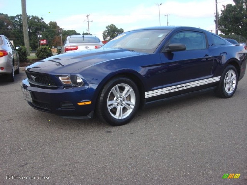 2010 Mustang V6 Coupe - Kona Blue Metallic / Stone photo #2