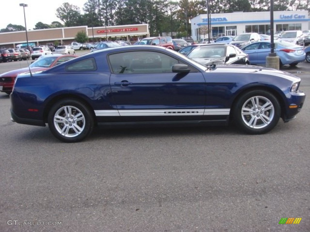 2010 Mustang V6 Coupe - Kona Blue Metallic / Stone photo #8