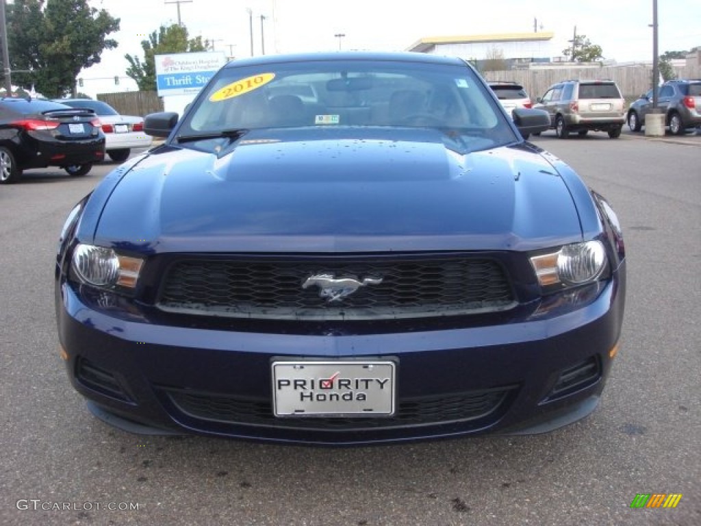 2010 Mustang V6 Coupe - Kona Blue Metallic / Stone photo #10