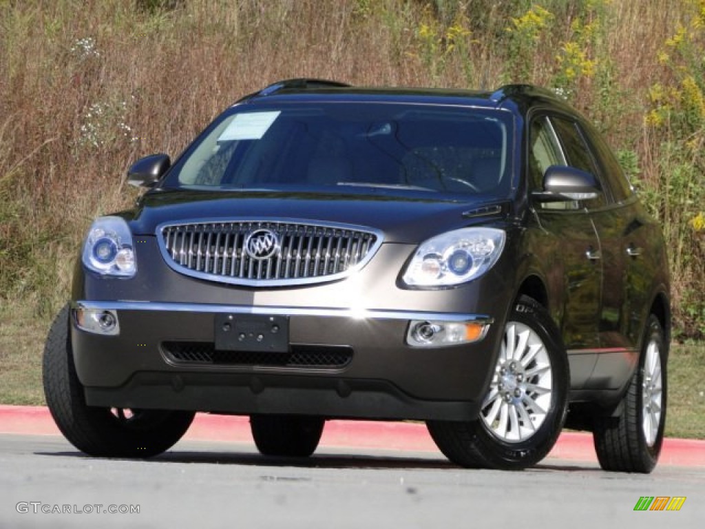 2008 Enclave CXL - Cocoa Metallic / Cashmere/Cocoa photo #35