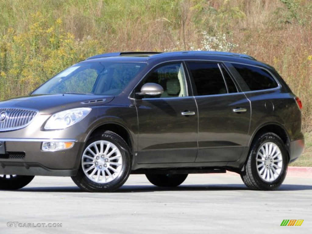 2008 Enclave CXL - Cocoa Metallic / Cashmere/Cocoa photo #36