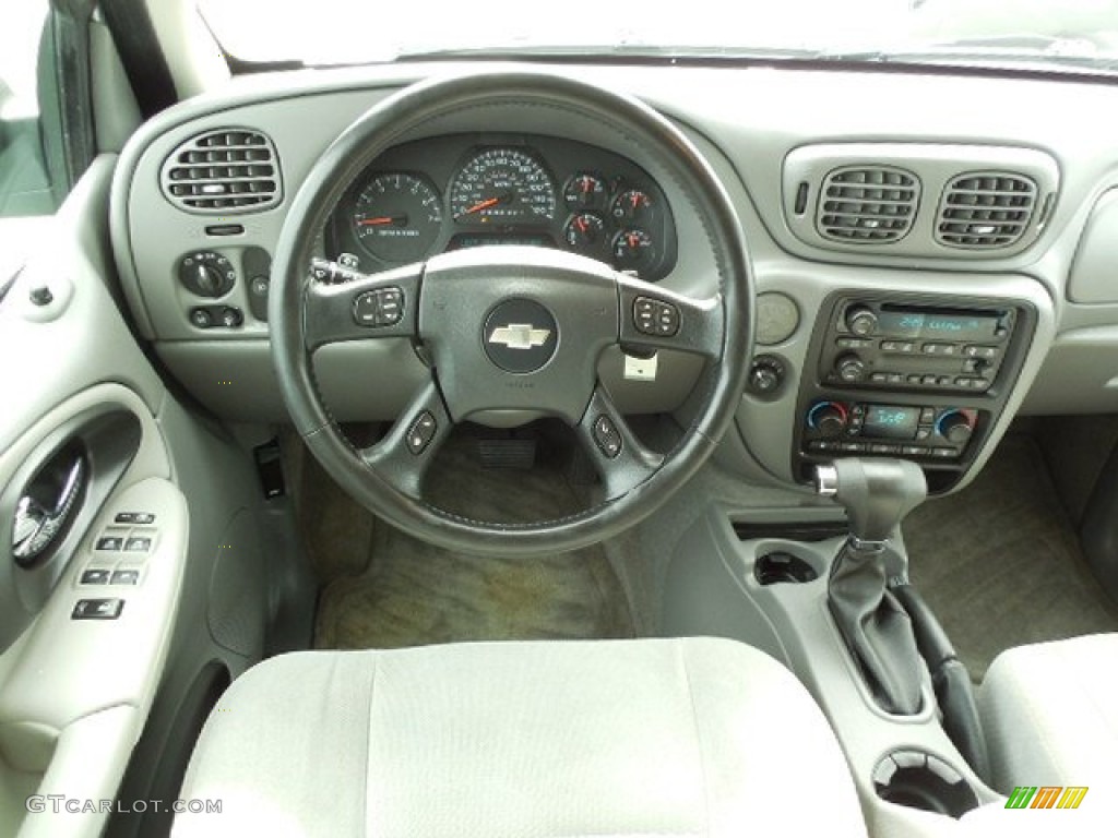 2007 TrailBlazer LS - Moondust Metallic / Light Gray photo #6