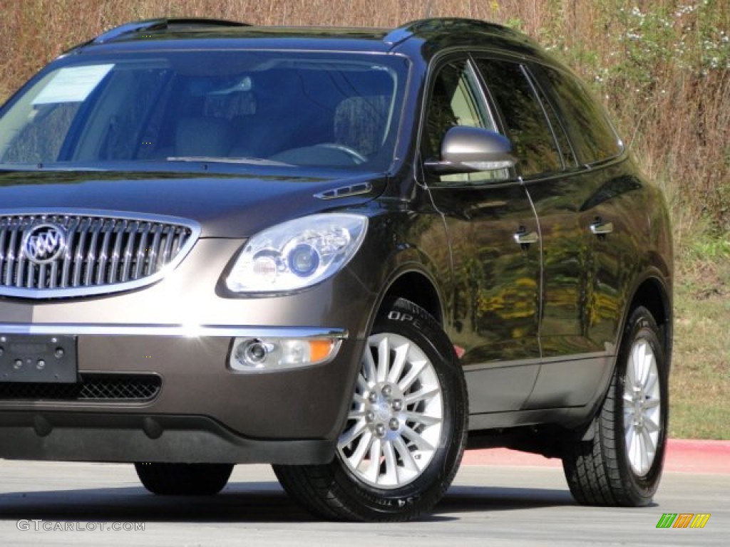 2008 Enclave CXL - Cocoa Metallic / Cashmere/Cocoa photo #38