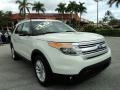 2011 White Suede Ford Explorer XLT  photo #1