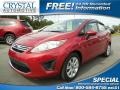 2011 Red Candy Metallic Ford Fiesta SE Sedan #87182829