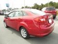2011 Red Candy Metallic Ford Fiesta SE Sedan  photo #3