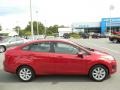 2011 Red Candy Metallic Ford Fiesta SE Sedan  photo #9