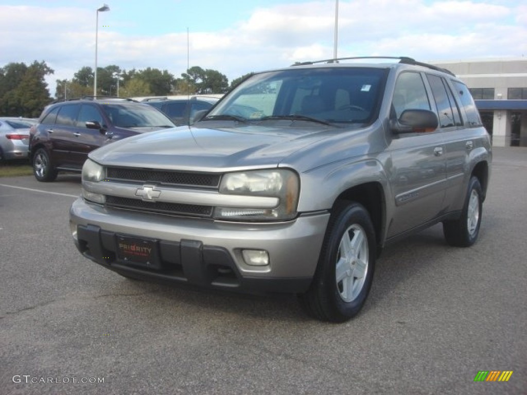 2002 TrailBlazer LS 4x4 - Light Pewter Metallic / Dark Pewter photo #1