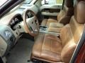 Castano Brown Leather Interior Photo for 2007 Ford F150 #87200826