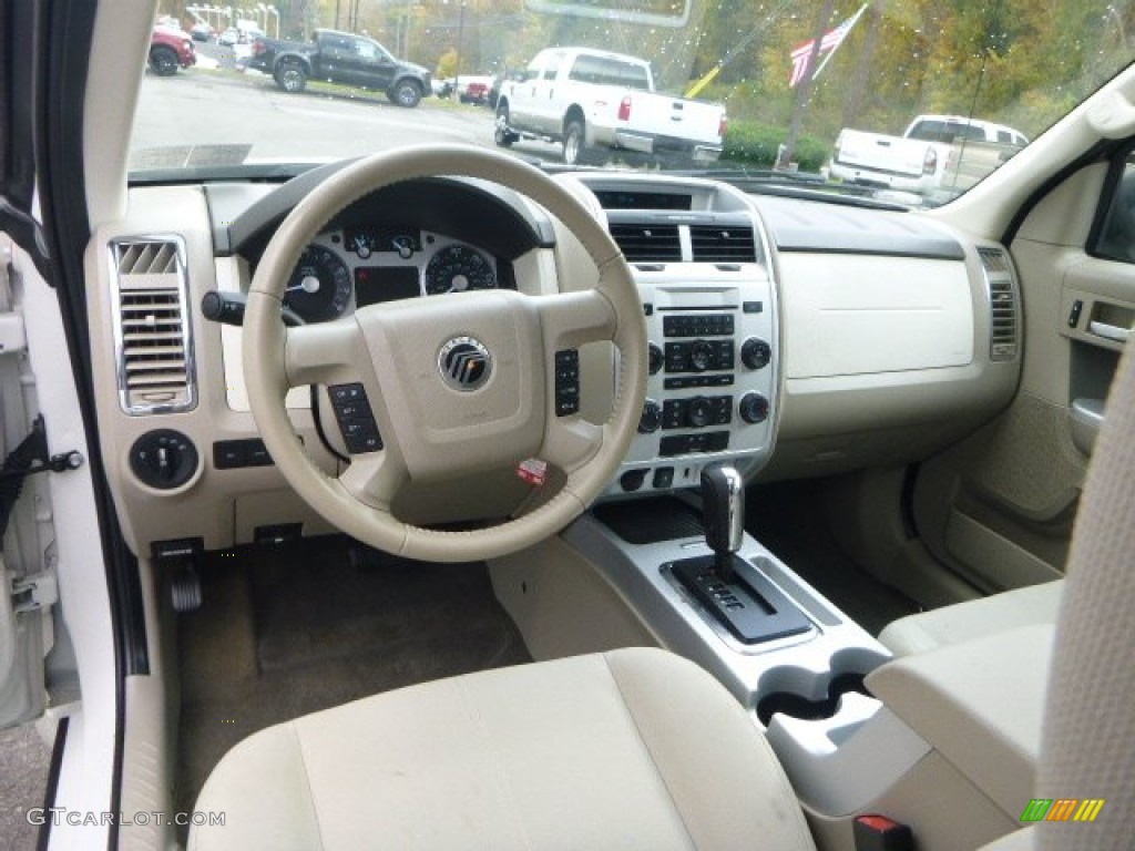 Stone Interior 2010 Mercury Mariner V6 4WD Photo #87200835