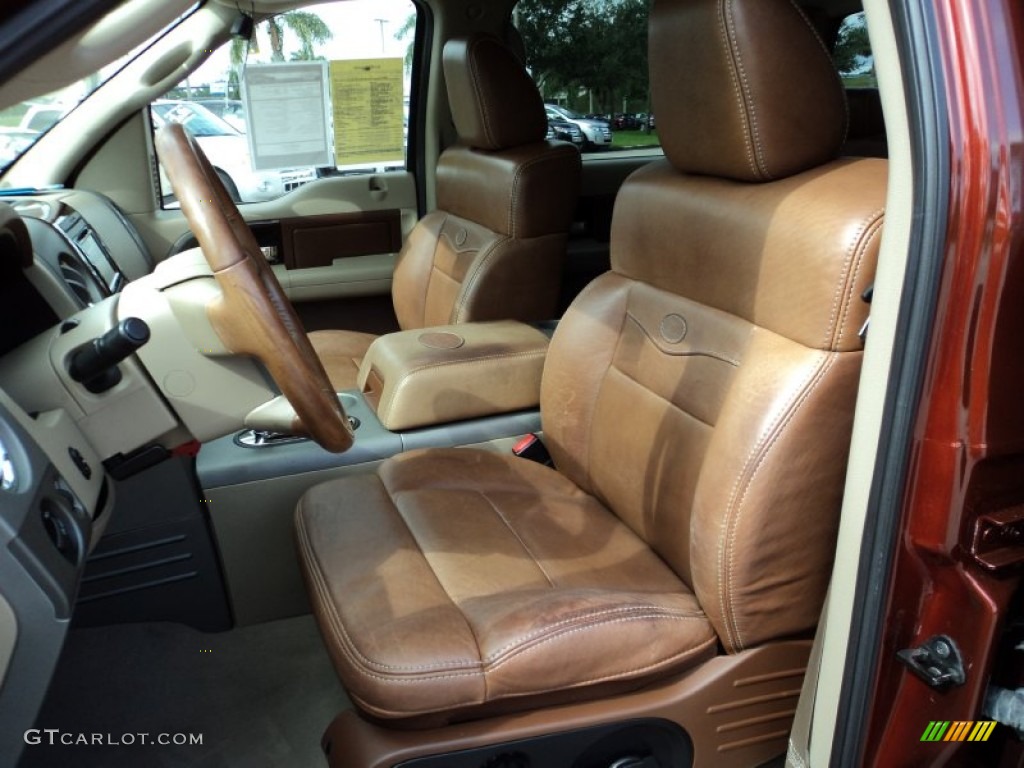 2007 F150 King Ranch SuperCrew - Dark Copper Metallic / Castano Brown Leather photo #20