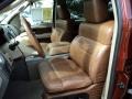 Castano Brown Leather Front Seat Photo for 2007 Ford F150 #87200850