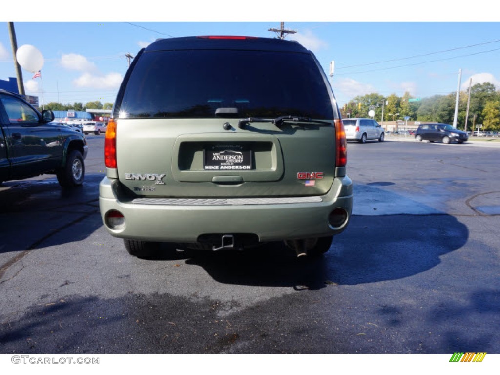 2004 Envoy XL SLT 4x4 - Silver Green Metallic / Medium Pewter photo #2