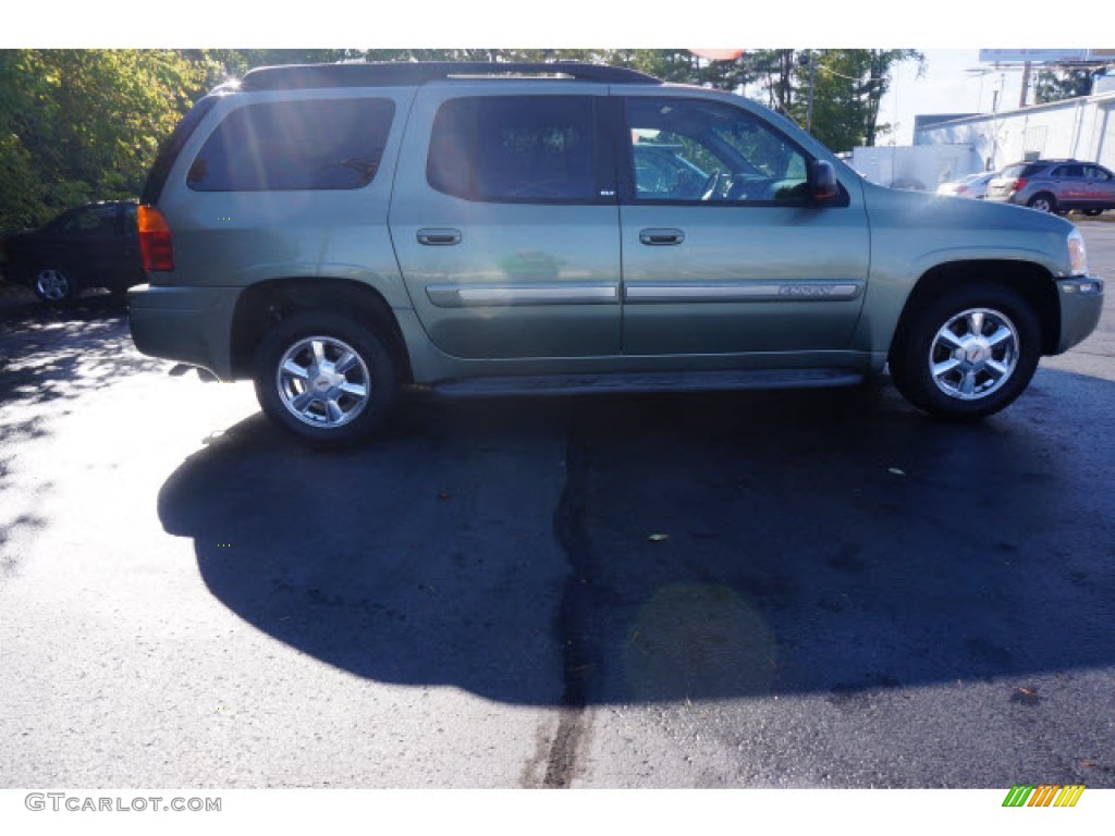 2004 Envoy XL SLT 4x4 - Silver Green Metallic / Medium Pewter photo #4