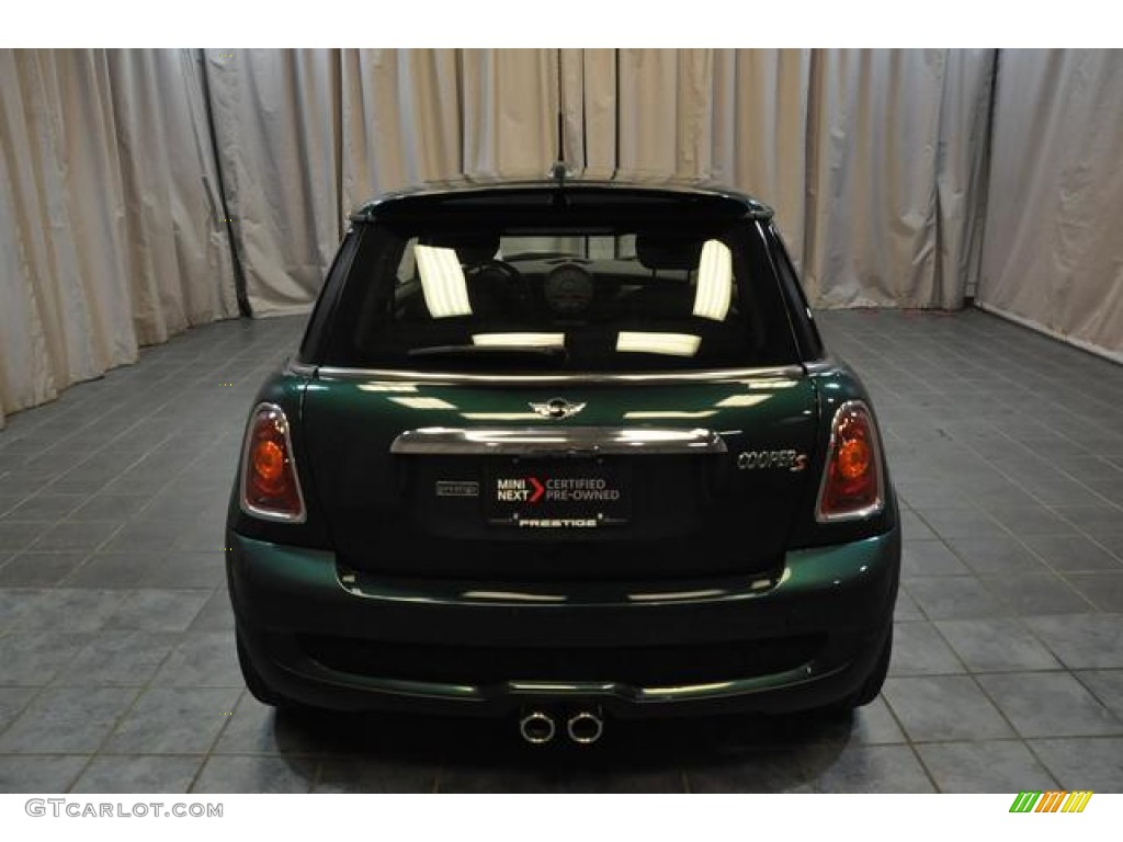 2010 Cooper S Hardtop - British Racing Green Metallic / Checkered Carbon Black/Black photo #18