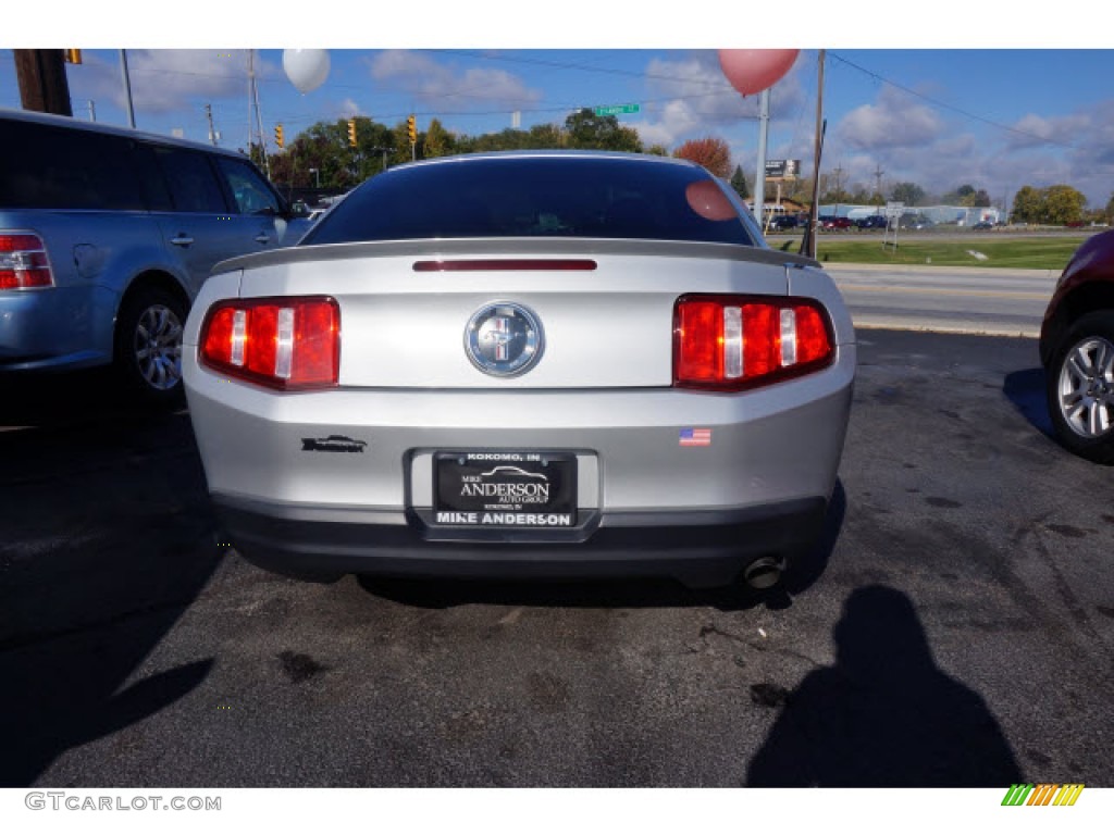 2010 Mustang V6 Coupe - Brilliant Silver Metallic / Charcoal Black photo #2