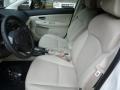 Ivory Front Seat Photo for 2014 Subaru XV Crosstrek #87202014