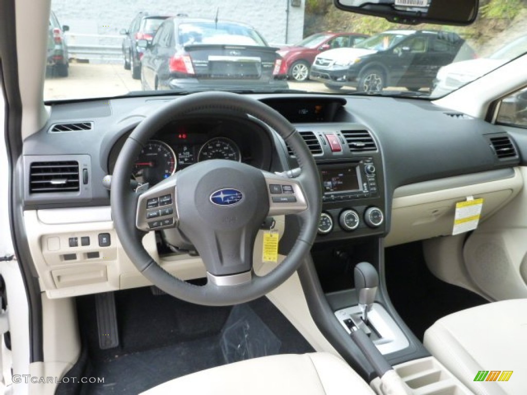 2014 Subaru XV Crosstrek 2.0i Limited Ivory Dashboard Photo #87202045