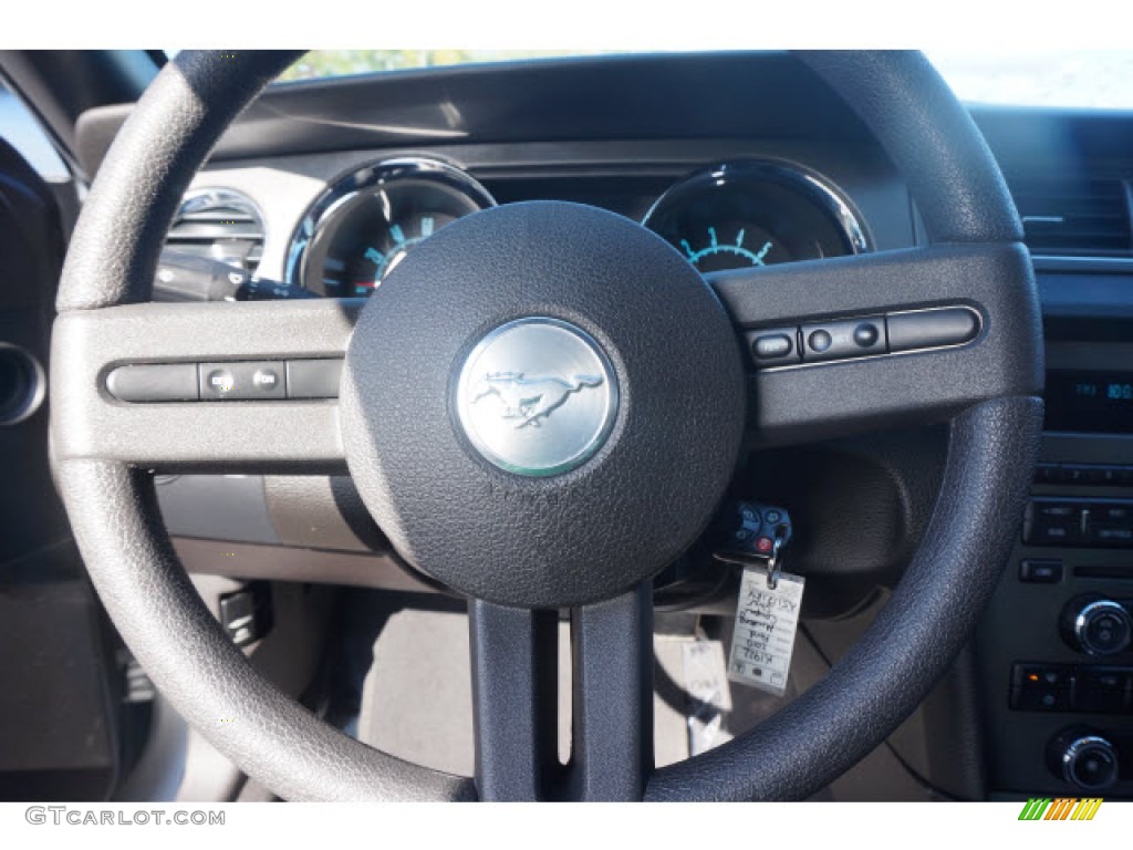 2010 Mustang V6 Coupe - Brilliant Silver Metallic / Charcoal Black photo #10