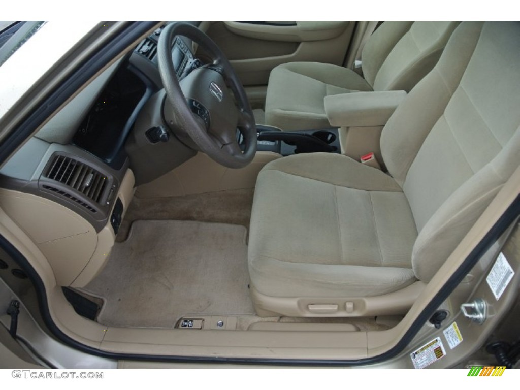 Ivory Interior 2006 Honda Accord LX V6 Sedan Photo #87202074