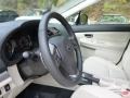 2014 Subaru XV Crosstrek Ivory Interior Steering Wheel Photo