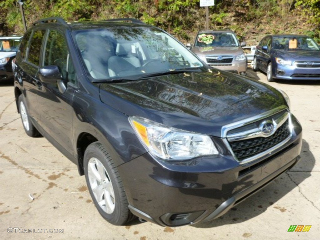 2014 Forester 2.5i Premium - Dark Gray Metallic / Platinum photo #6