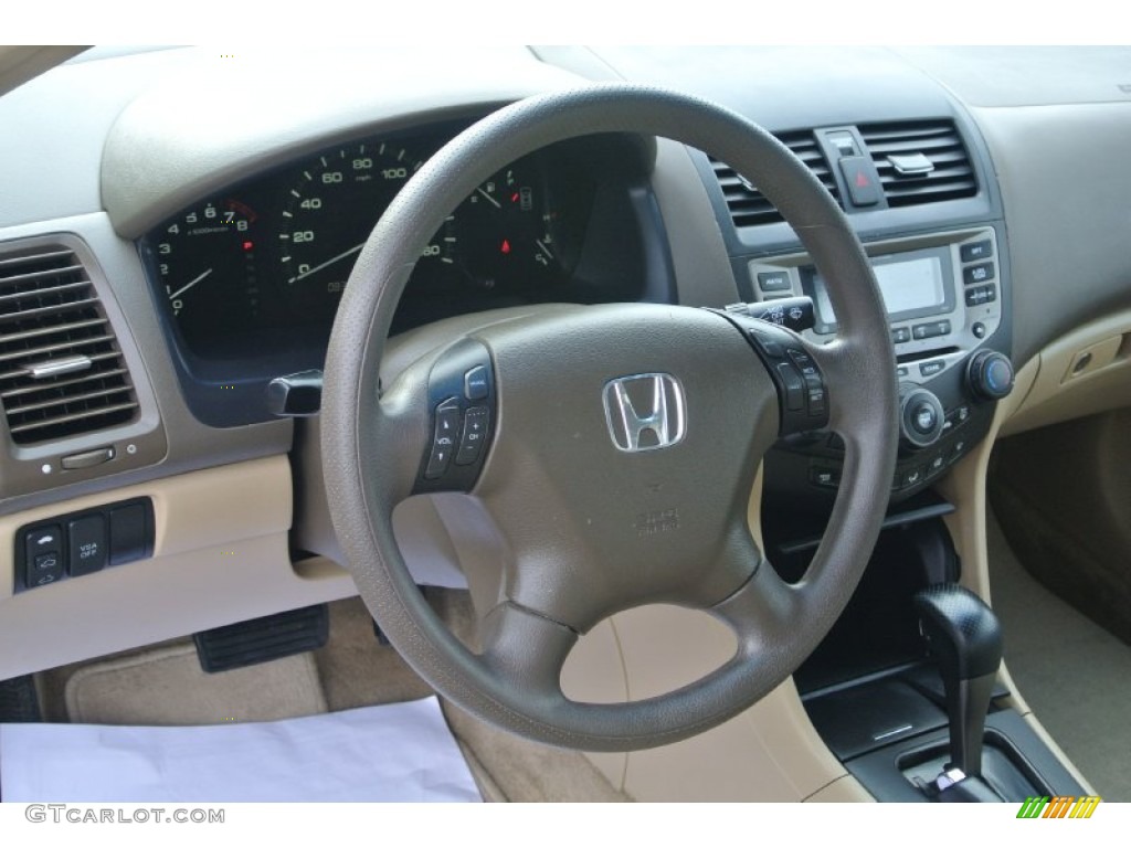 2006 Accord LX V6 Sedan - Desert Mist Metallic / Ivory photo #23