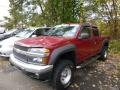 2006 Cherry Red Metallic Chevrolet Colorado Z71 Crew Cab 4x4  photo #1