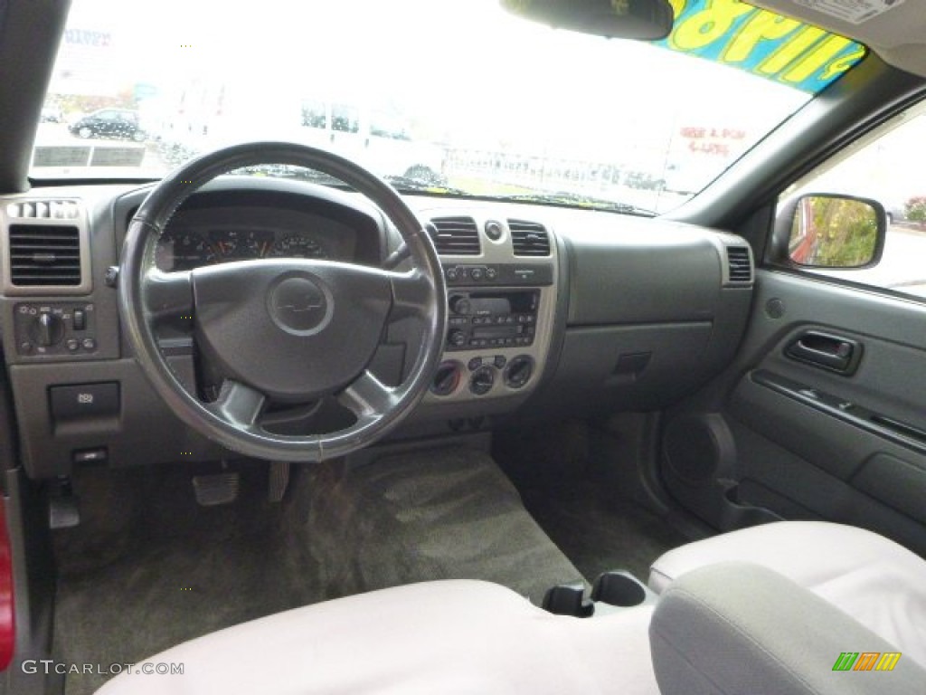 2006 Colorado Z71 Crew Cab 4x4 - Cherry Red Metallic / Very Dark Pewter photo #10