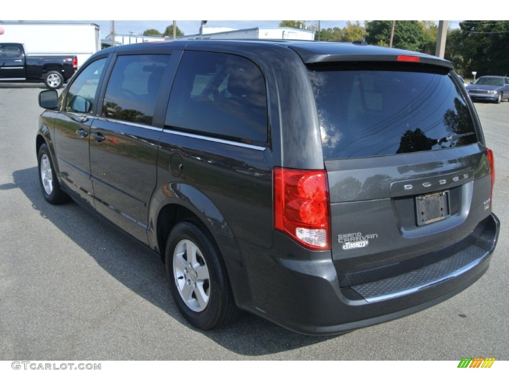 2012 Grand Caravan Crew - Dark Charcoal Pearl / Black/Light Graystone photo #4