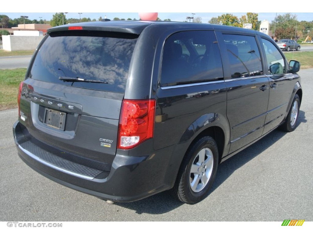 2012 Grand Caravan Crew - Dark Charcoal Pearl / Black/Light Graystone photo #5