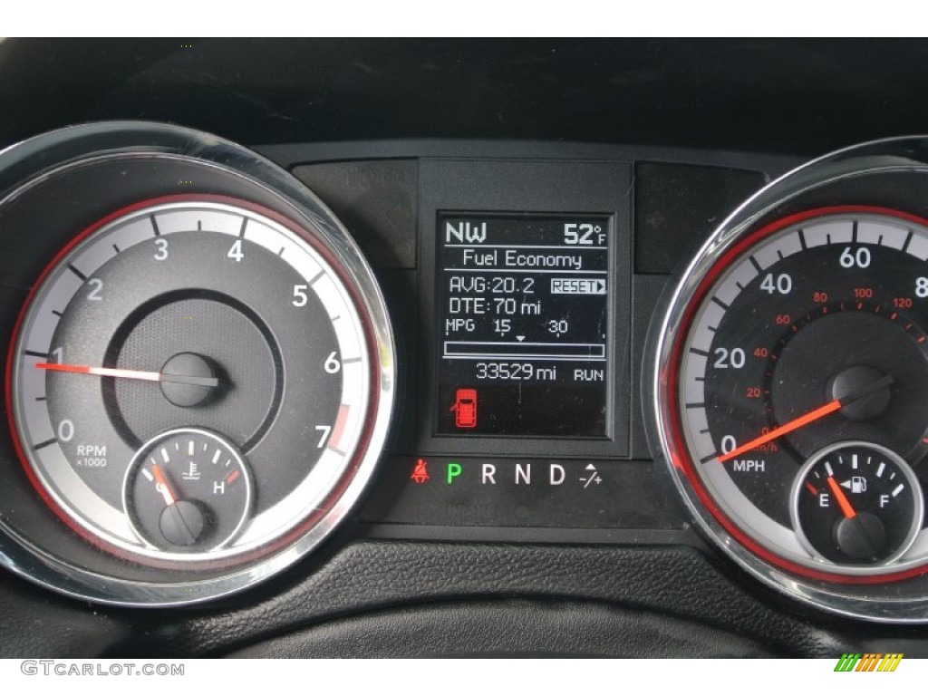 2012 Grand Caravan Crew - Dark Charcoal Pearl / Black/Light Graystone photo #17