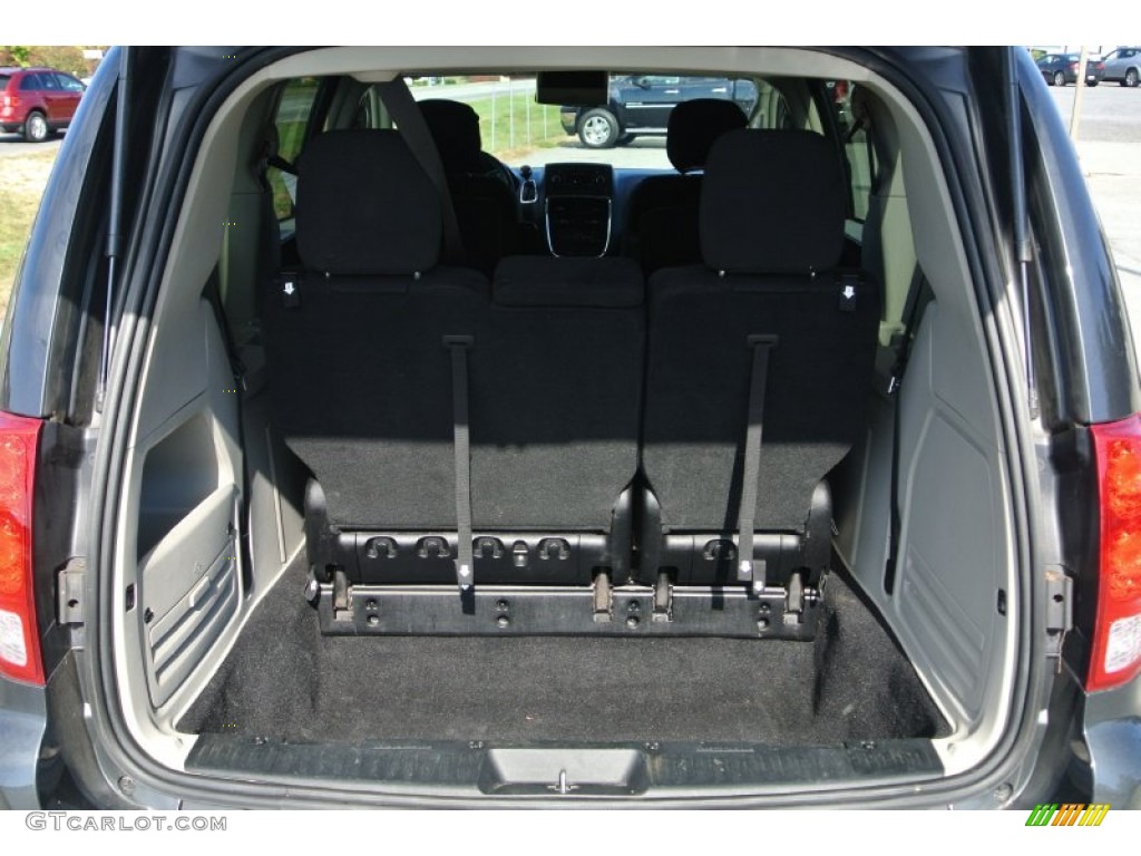 2012 Grand Caravan Crew - Dark Charcoal Pearl / Black/Light Graystone photo #19