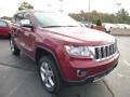 Deep Cherry Red Crystal Pearl 2012 Jeep Grand Cherokee Overland 4x4 Exterior