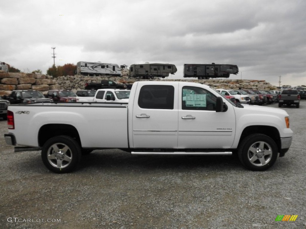 2014 Sierra 2500HD SLE Crew Cab 4x4 - Summit White / Ebony photo #1