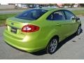 2012 Lime Squeeze Metallic Ford Fiesta SEL Sedan  photo #5