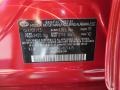 TR: Venetian Red 2014 Hyundai Sonata Limited Color Code